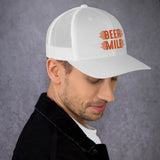 Beer Mile Trucker Cap-Hats-The Beer Mile-White-The Beer Mile