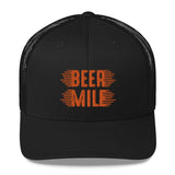 Beer Mile Trucker Cap-Hats-The Beer Mile-White-The Beer Mile