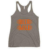 Beer Mile Women's Racerback Tank-Tanks-The Beer Mile-Venetian Grey-XS-The Beer Mile