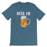 Beer Me Drinking Shirt-Shirts-The Beer Mile-Heather Deep Teal-S-The Beer Mile