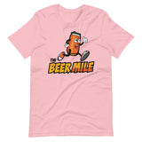 The Beer Mile T-Shirt-Shirts-The Beer Mile-Pink-S-The Beer Mile