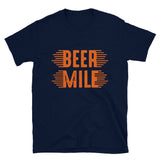 Beer Mile T-Shirt-Shirts-The Beer Mile-Navy-S-The Beer Mile