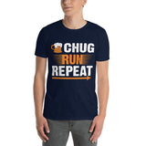 Chug Run Repeat Beer Mile Shirt-Shirts-The Beer Mile-Black-S-The Beer Mile