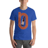 Beer Mile Track Color T-Shirt-Shirts-The Beer Mile-Heather True Royal-S-The Beer Mile