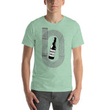 Beer Mile Track Vintage Black and White T-Shirt-Shirts-The Beer Mile-Heather Prism Mint-XS-The Beer Mile