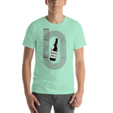 Beer Mile Track Vintage Black and White T-Shirt-Shirts-The Beer Mile-Heather Mint-S-The Beer Mile