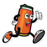 Beer Mile Mascot Sticker-Stickers-The Beer Mile-5.5x5.5-The Beer Mile