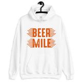 Beer Mile Hoodie-Sweatshirts-The Beer Mile-White-S-The Beer Mile