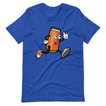 The Beer Mile Mascot T-Shirt-Shirts-The Beer Mile-Heather True Royal-S-The Beer Mile