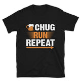 Chug Run Repeat Beer Mile Shirt-Shirts-The Beer Mile-Black-S-The Beer Mile