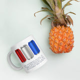 'Merica Red, White, and Blue Beer Cans Mug-Mugs-The Beer Mile-11oz-The Beer Mile