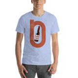 Beer Mile Track Color T-Shirt-Shirts-The Beer Mile-Heather Blue-S-The Beer Mile