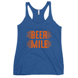 Beer Mile Women's Racerback Tank-Tanks-The Beer Mile-Vintage Royal-XS-The Beer Mile