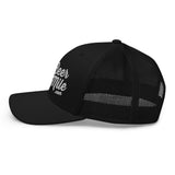 Beermile.com Trucker Snapback Cap-Hats-The Beer Mile-White-The Beer Mile