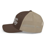 Beermile.com Trucker Snapback Cap-Hats-The Beer Mile-White-The Beer Mile