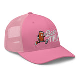 Beermile.com Trucker Snapback Cap-Hats-The Beer Mile-White-The Beer Mile
