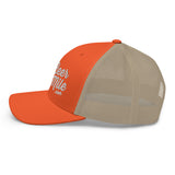 Beermile.com Trucker Snapback Cap-Hats-The Beer Mile-White-The Beer Mile