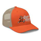 Beermile.com Trucker Snapback Cap-Hats-The Beer Mile-White-The Beer Mile