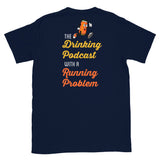 The Drinking Podcast with a Running Problem T-Shirt-Shirts-The Beer Mile-Navy-S-The Beer Mile