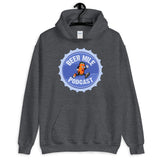 Beer Mile Podcast Unisex Hoodie-Sweatshirts-The Beer Mile-Dark Heather-S-The Beer Mile