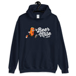 BeerMile.com Unisex Hoodie-Sweatshirts-The Beer Mile-Navy-S-The Beer Mile