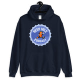 Beer Mile Podcast Unisex Hoodie-Sweatshirts-The Beer Mile-Navy-S-The Beer Mile