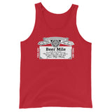 Beer Mile Budweiser Unisex Tank-Tanks-The Beer Mile-Red-XS-The Beer Mile