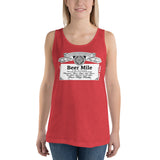 Beer Mile Budweiser Unisex Tank-Tanks-The Beer Mile-Red-XS-The Beer Mile