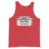 Beer Mile Budweiser Unisex Tank-Tanks-The Beer Mile-Red Triblend-XS-The Beer Mile