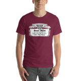 Beer Mile Budweiser Unisex Tee-Shirts-The Beer Mile-Maroon-3XL-The Beer Mile