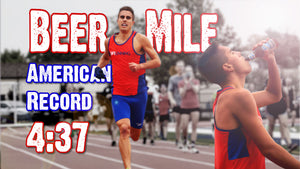 Chris Robertson Breaks Own Beer Mile American Record (4:37) in World Record Attempt