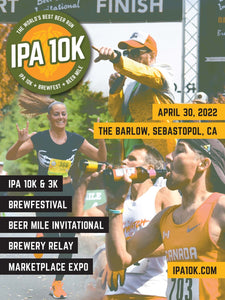 Join the World's Best Beer Run - IPA 10k, 3k & Beer Mile Invitational on April 30, 2022