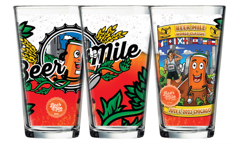 Beer Mile Worlds Pint Glass-Novelty-The Beer Mile-The Beer Mile
