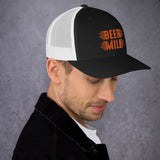 Beer Mile Trucker Cap-Hats-The Beer Mile-Black/ White-The Beer Mile
