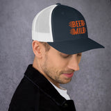 Beer Mile Trucker Cap-Hats-The Beer Mile-Navy/ White-The Beer Mile