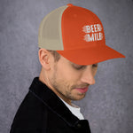 Beer Mile Trucker Cap-Hats-The Beer Mile-Rustic Orange/ Khaki-The Beer Mile