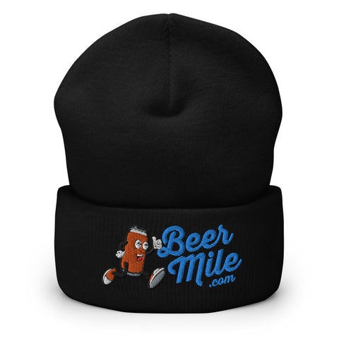 BeerMile.com Beanie-Hats-The Beer Mile-Black-The Beer Mile