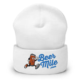 BeerMile.com Beanie-Hats-The Beer Mile-White-The Beer Mile