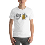 Time to Drink Beer Unisex T-Shirt-Shirts-The Beer Mile-White-XS-The Beer Mile