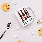 Beer Mile Bottles Coffee Mug-Mugs-The Beer Mile-15oz-The Beer Mile
