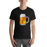 Beer Stein T-Shirt-Shirts-The Beer Mile-Dark Grey Heather-XS-The Beer Mile