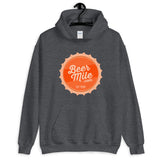 BeerMile.com Vintage Bottle Cap Hoodie-Sweatshirts-The Beer Mile-Dark Heather-S-The Beer Mile