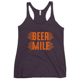 Beer Mile Women's Racerback Tank-Tanks-The Beer Mile-Vintage Purple-XS-The Beer Mile