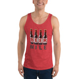Beer Mile Bottles Tank Top-Tanks-The Beer Mile-Red Triblend-XS-The Beer Mile