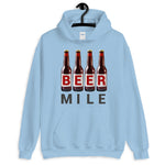 Beer Mile Bottles Hooded Sweatshirt-Sweatshirts-The Beer Mile-Light Blue-S-The Beer Mile