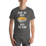 Run to Eat, Eat to Run Shirt-Shirts-The Beer Mile-Asphalt-S-The Beer Mile