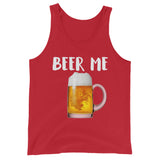 Beer Me Drinking Tank Top-Shirts-The Beer Mile-Red-XS-The Beer Mile