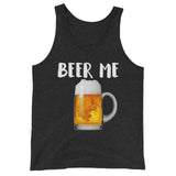 Beer Me Drinking Tank Top-Shirts-The Beer Mile-Charcoal-black Triblend-XS-The Beer Mile