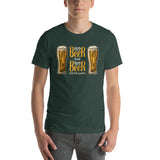 Two Beer or Not Two Beer Unisex T-Shirt-Shirts-The Beer Mile-Heather Forest-S-The Beer Mile