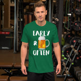 Early & Often Drinking Shirt-Shirts-The Beer Mile-Kelly-S-The Beer Mile